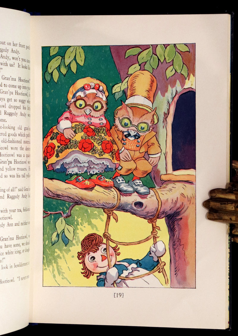 1930 Rare First Edition - RAGGEDY ANN in the DEEP DEEP WOODS in Publisher Box.