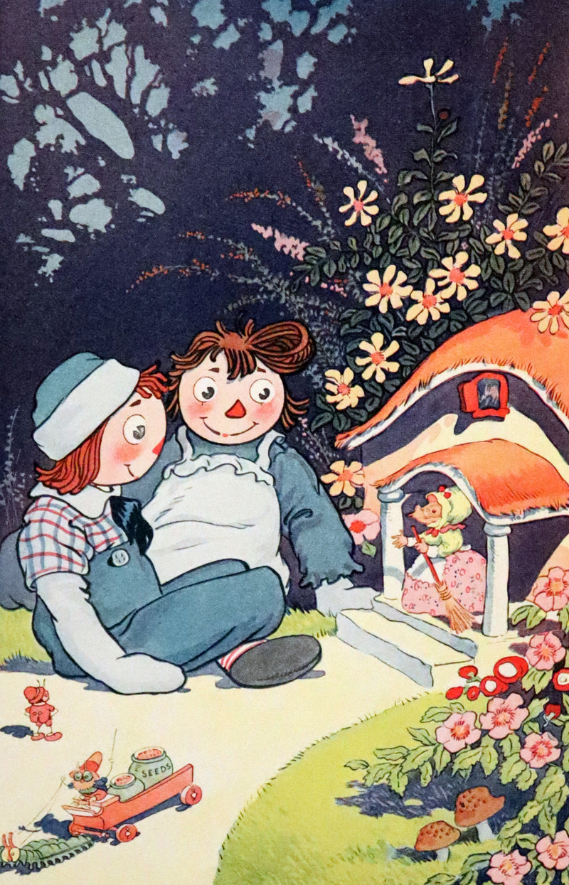 1930 Rare First Edition - RAGGEDY ANN in the DEEP DEEP WOODS in Publisher Box.