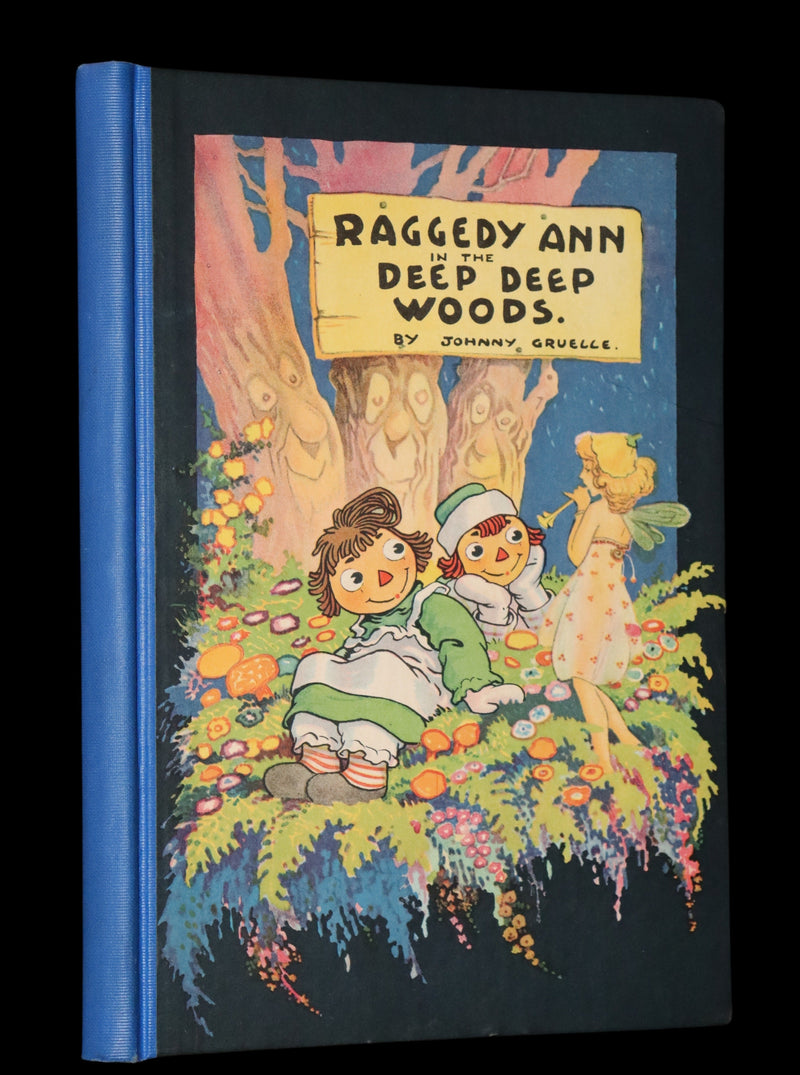 1930 Rare First Edition - RAGGEDY ANN in the DEEP DEEP WOODS in Publisher Box.
