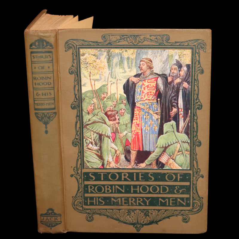 1912 Rare First Edition - ROBIN HOOD and His Merry Men by Henry Gilbert, Illustrated by Walter Crane.