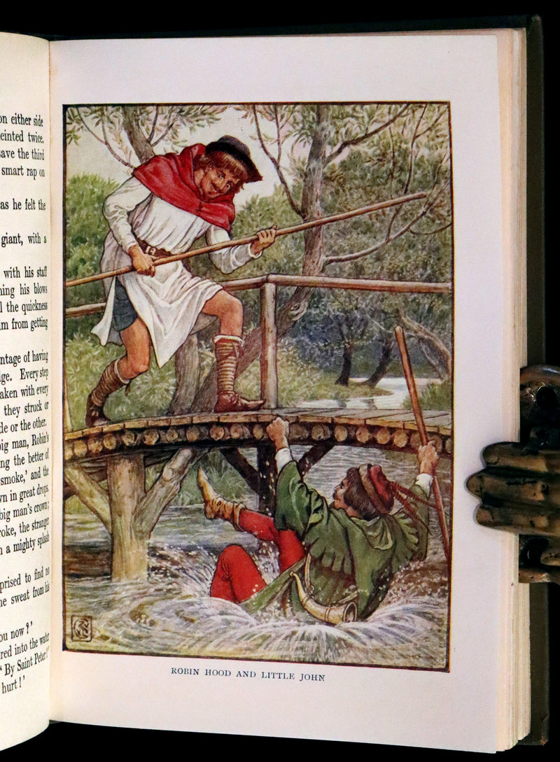 1912 Rare First Edition - ROBIN HOOD and His Merry Men by Henry Gilbert, Illustrated by Walter Crane.
