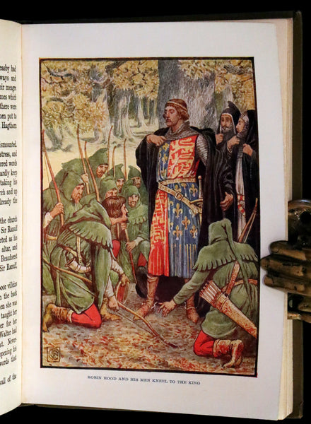 1912 Rare First Edition - ROBIN HOOD and His Merry Men by Henry Gilbert, Illustrated by Walter Crane.