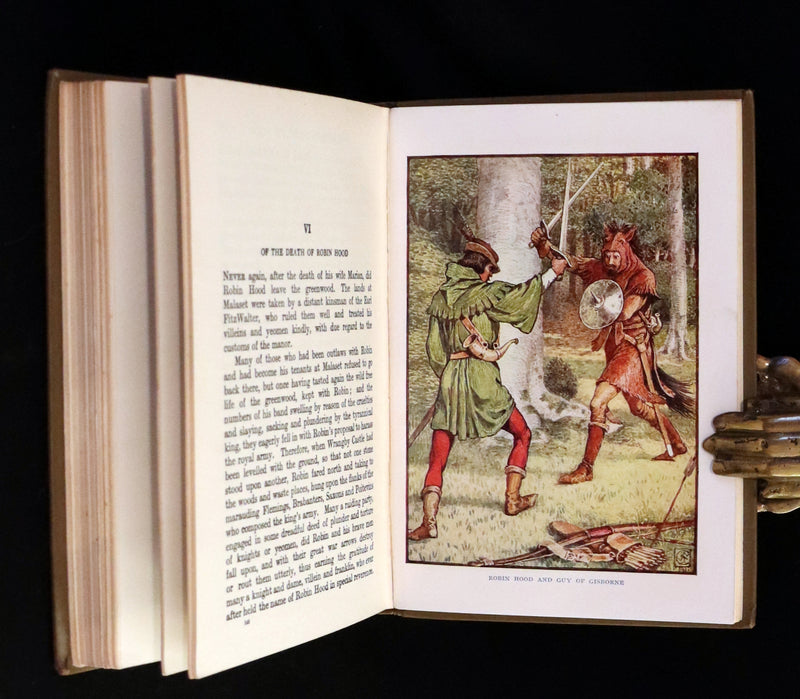 1912 Rare First Edition - ROBIN HOOD and His Merry Men by Henry Gilbert, Illustrated by Walter Crane.