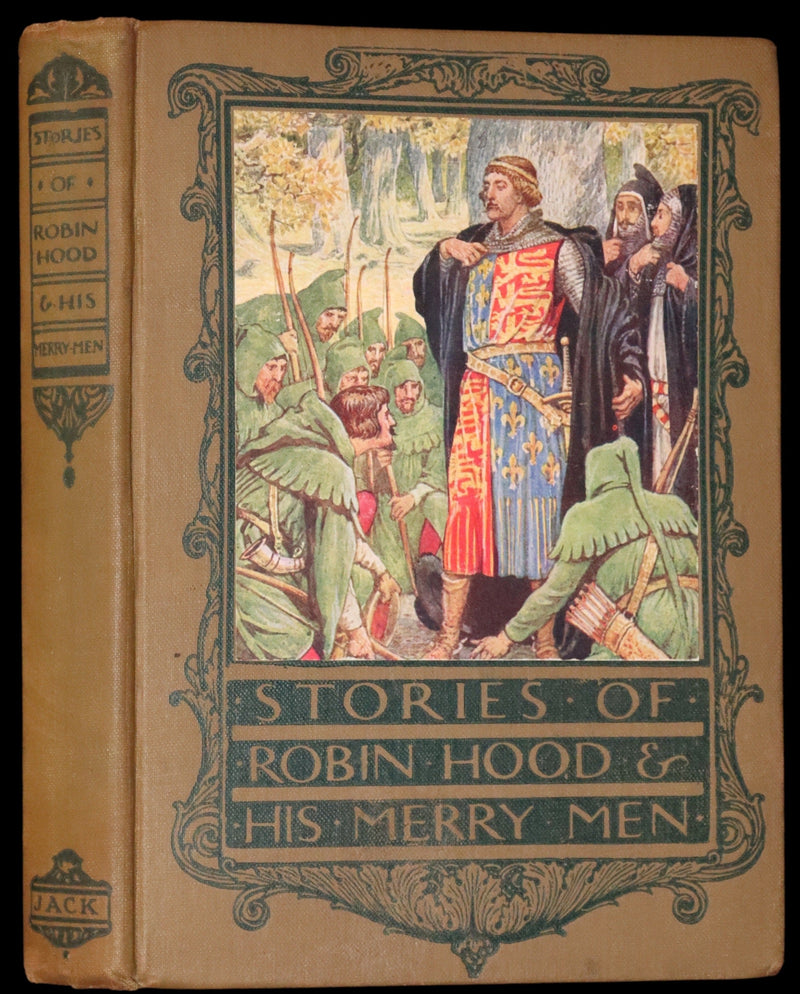 1912 Rare First Edition - ROBIN HOOD and His Merry Men by Henry Gilbert, Illustrated by Walter Crane.