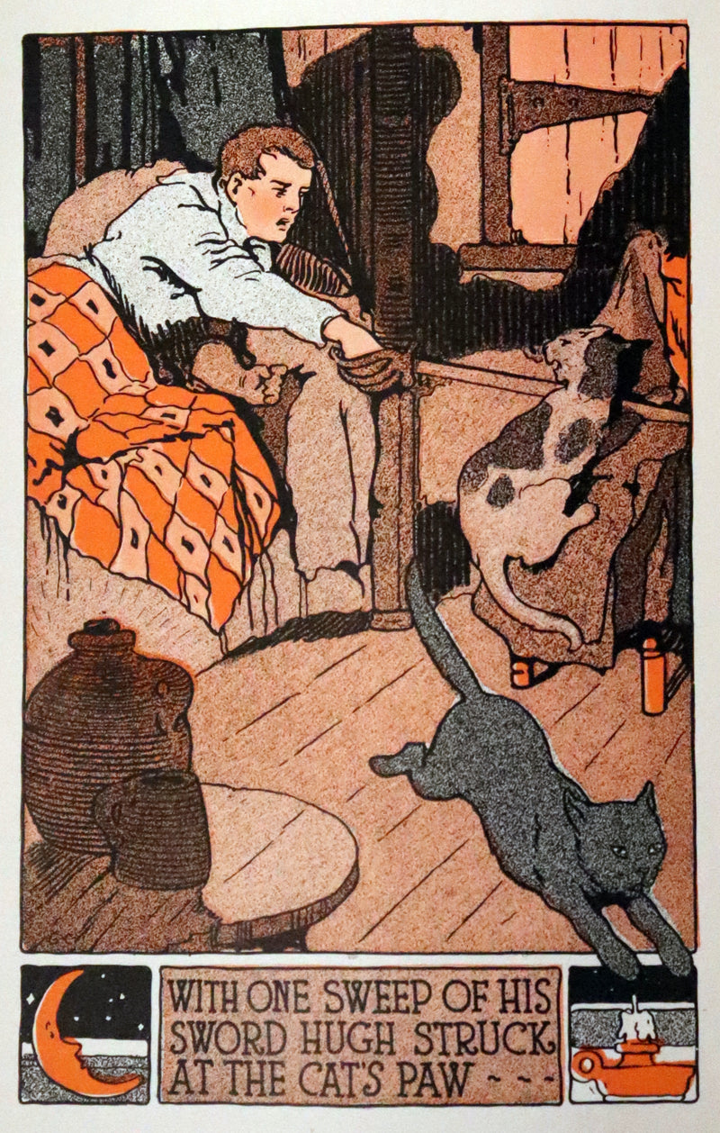 1921 Rare First Edition - WELSH FAIRY TALES by William Elliot Griffis. Illustrated by George Carlson.