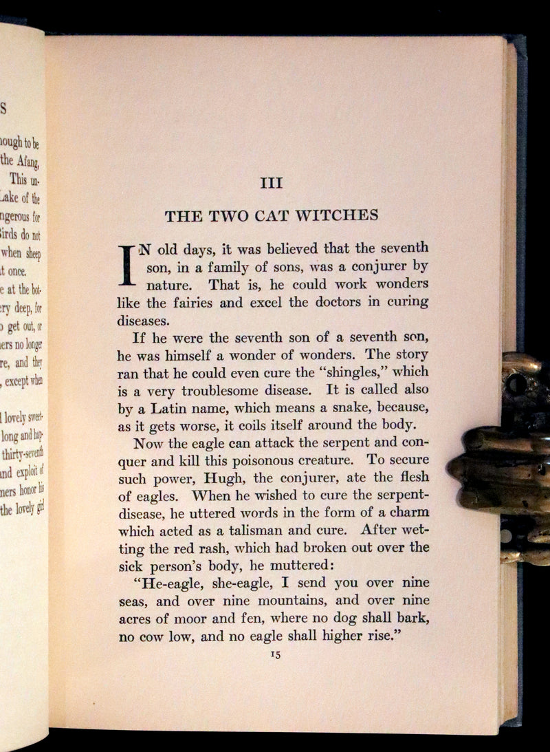 1921 Rare First Edition - WELSH FAIRY TALES by William Elliot Griffis. Illustrated by George Carlson.
