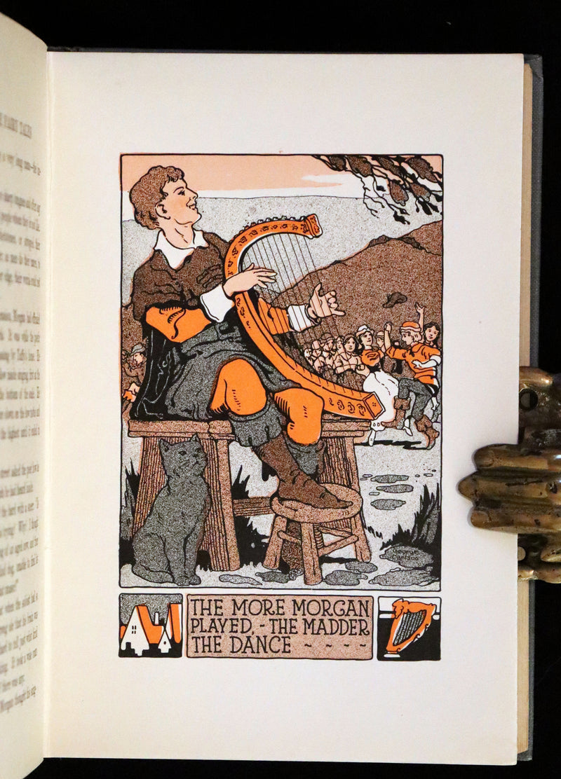 1921 Rare First Edition - WELSH FAIRY TALES by William Elliot Griffis. Illustrated by George Carlson.