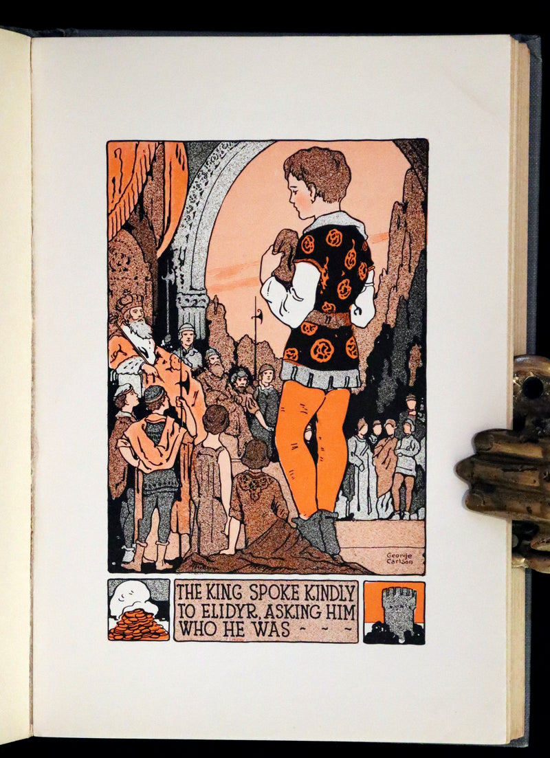 1921 Rare First Edition - WELSH FAIRY TALES by William Elliot Griffis. Illustrated by George Carlson.