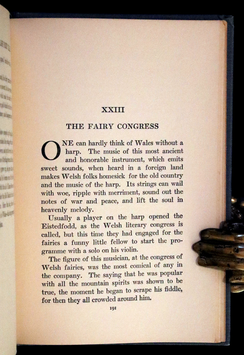 1921 Rare First Edition - WELSH FAIRY TALES by William Elliot Griffis. Illustrated by George Carlson.