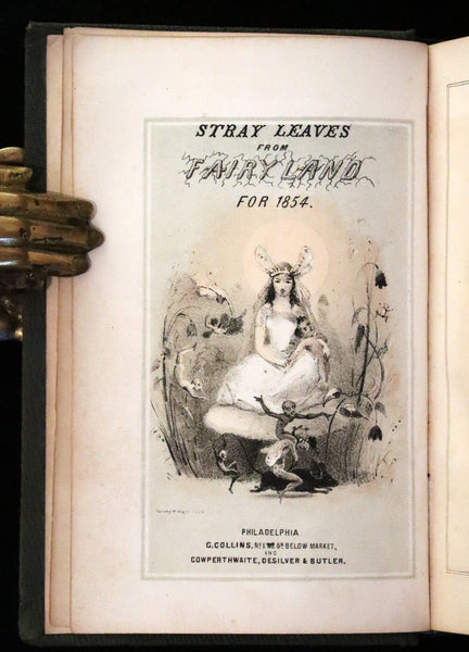 1854 Scarce First Edition - The Brothers GRIMM - Stray Leaves from Fairy Land, for Boys and Girls. Illustrated.