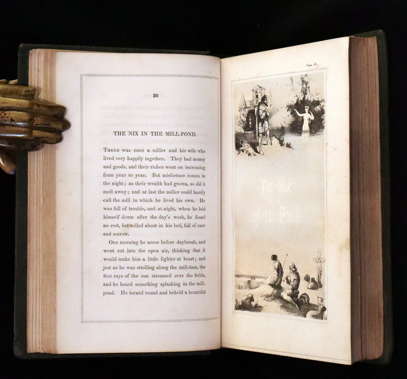 1854 Scarce First Edition - The Brothers GRIMM - Stray Leaves from Fairy Land, for Boys and Girls. Illustrated.