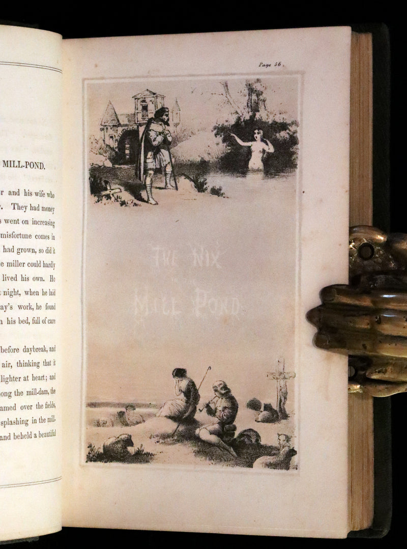 1854 Scarce First Edition - The Brothers GRIMM - Stray Leaves from Fairy Land, for Boys and Girls. Illustrated.