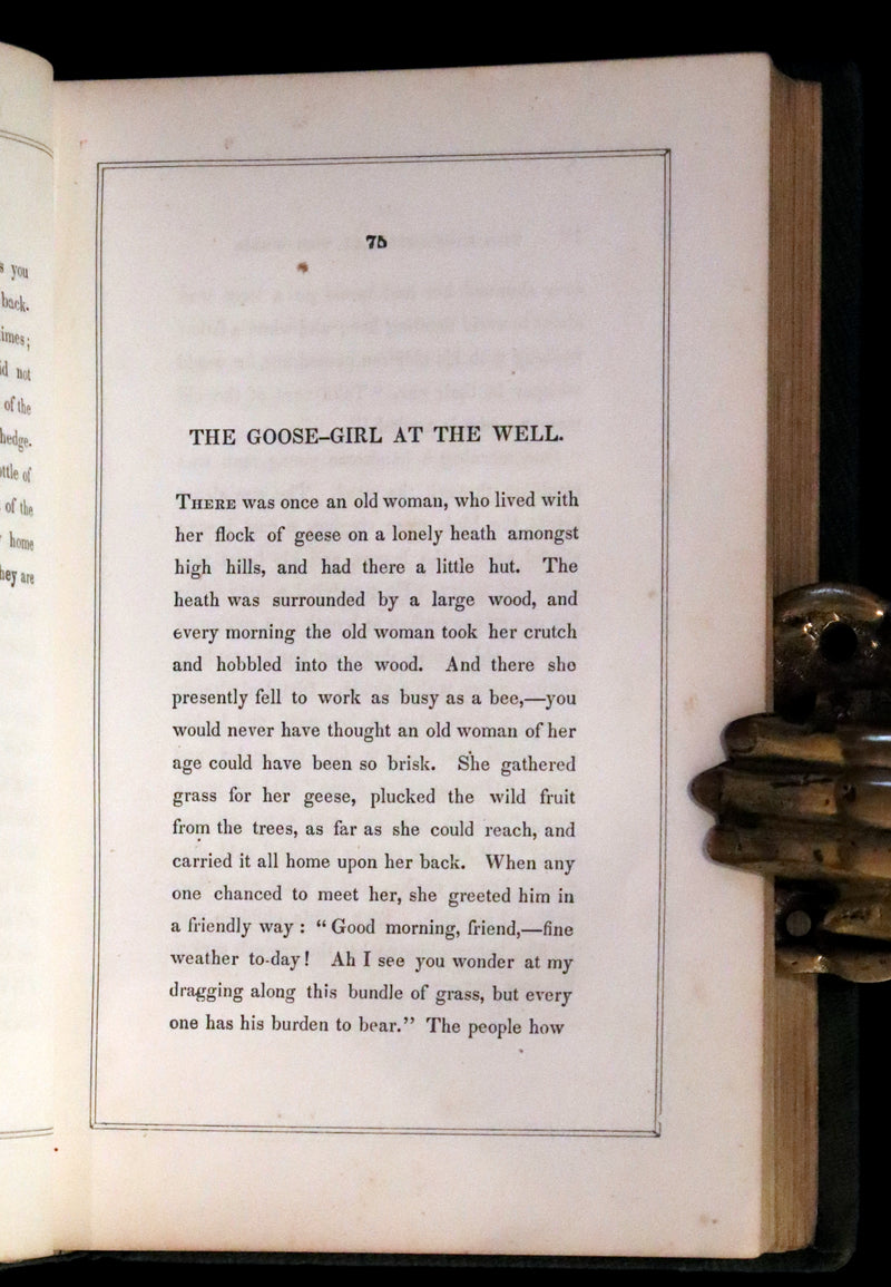 1854 Scarce First Edition - The Brothers GRIMM - Stray Leaves from Fairy Land, for Boys and Girls. Illustrated.