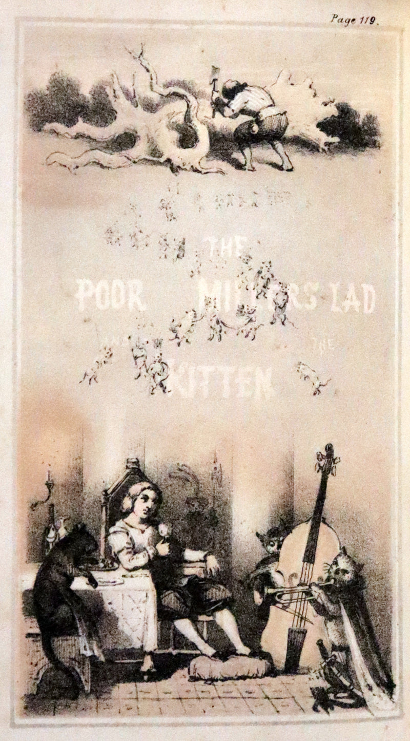1854 Scarce First Edition - The Brothers GRIMM - Stray Leaves from Fairy Land, for Boys and Girls. Illustrated.