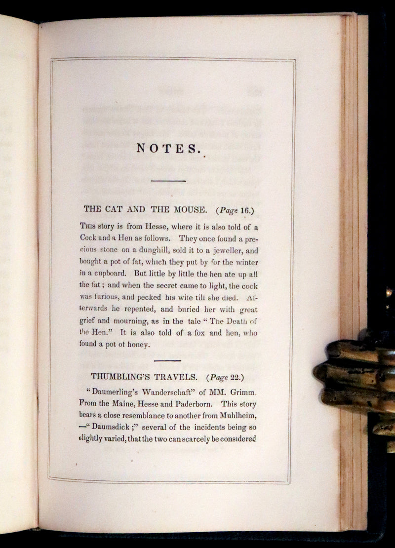 1854 Scarce First Edition - The Brothers GRIMM - Stray Leaves from Fairy Land, for Boys and Girls. Illustrated.