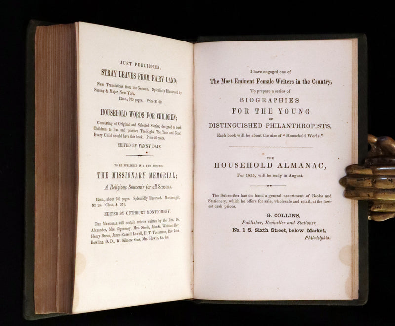 1854 Scarce First Edition - The Brothers GRIMM - Stray Leaves from Fairy Land, for Boys and Girls. Illustrated.