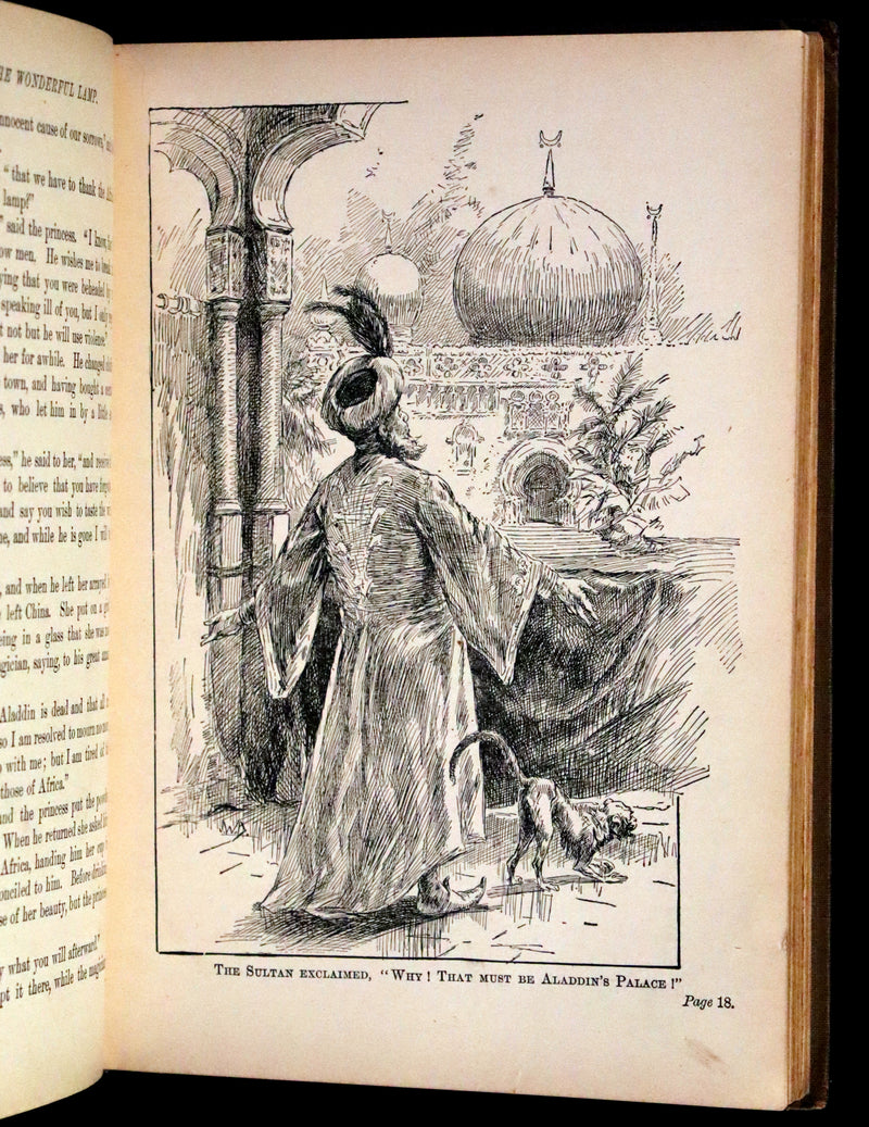 1899 Rare Book - ALADDIN and the Wonderful Lamp & Other Stories.