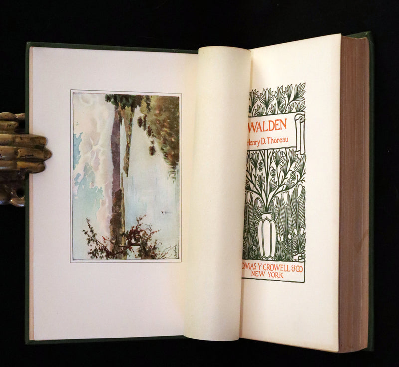 1899 First Copeland Illustrated Edition - WALDEN or Life in the Woods by Henry David Thoreau.