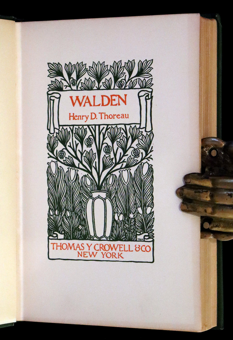 1899 First Copeland Illustrated Edition - WALDEN or Life in the Woods by Henry David Thoreau.