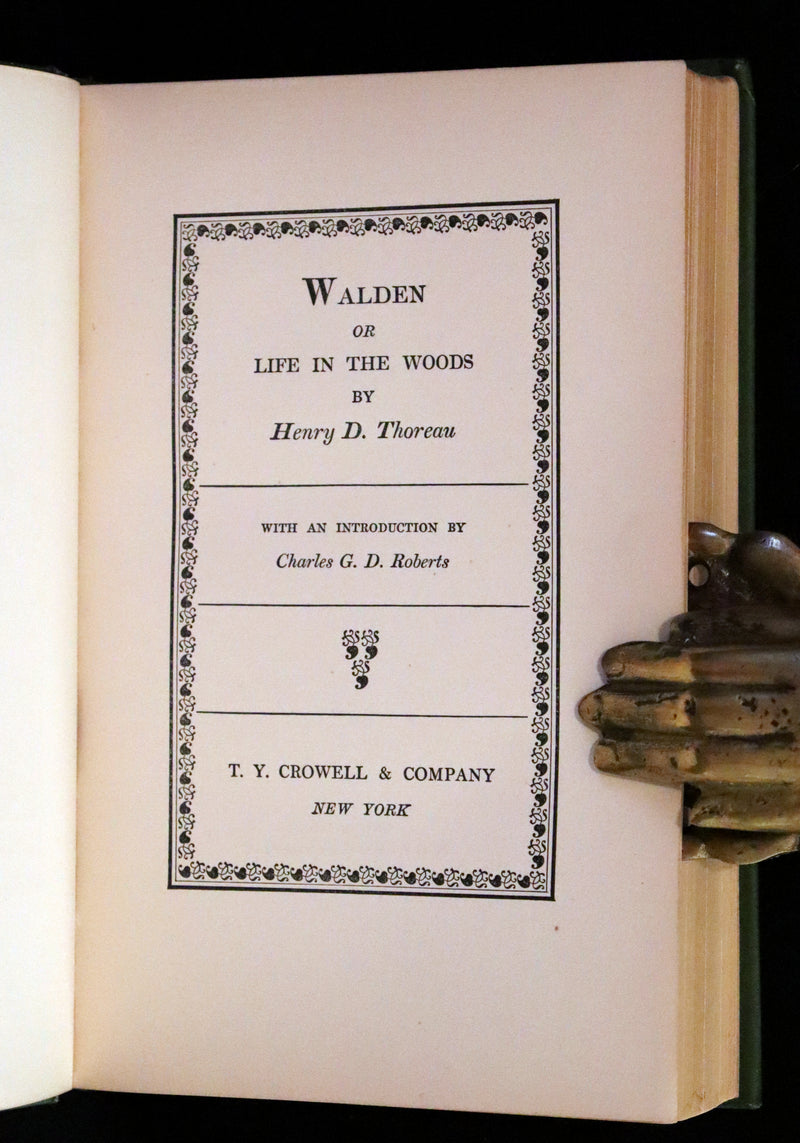1899 First Copeland Illustrated Edition - WALDEN or Life in the Woods by Henry David Thoreau.