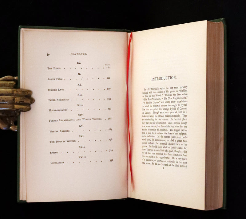 1899 First Copeland Illustrated Edition - WALDEN or Life in the Woods by Henry David Thoreau.