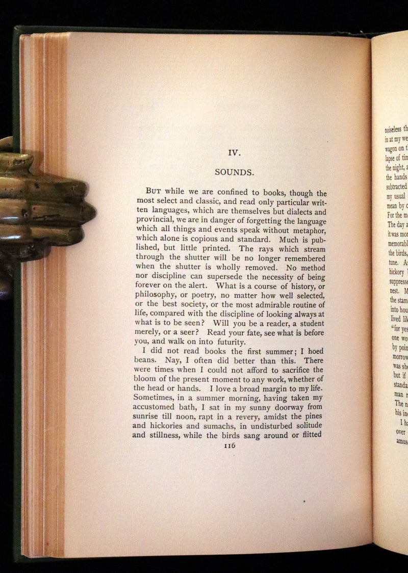 1899 First Copeland Illustrated Edition - WALDEN or Life in the Woods by Henry David Thoreau.