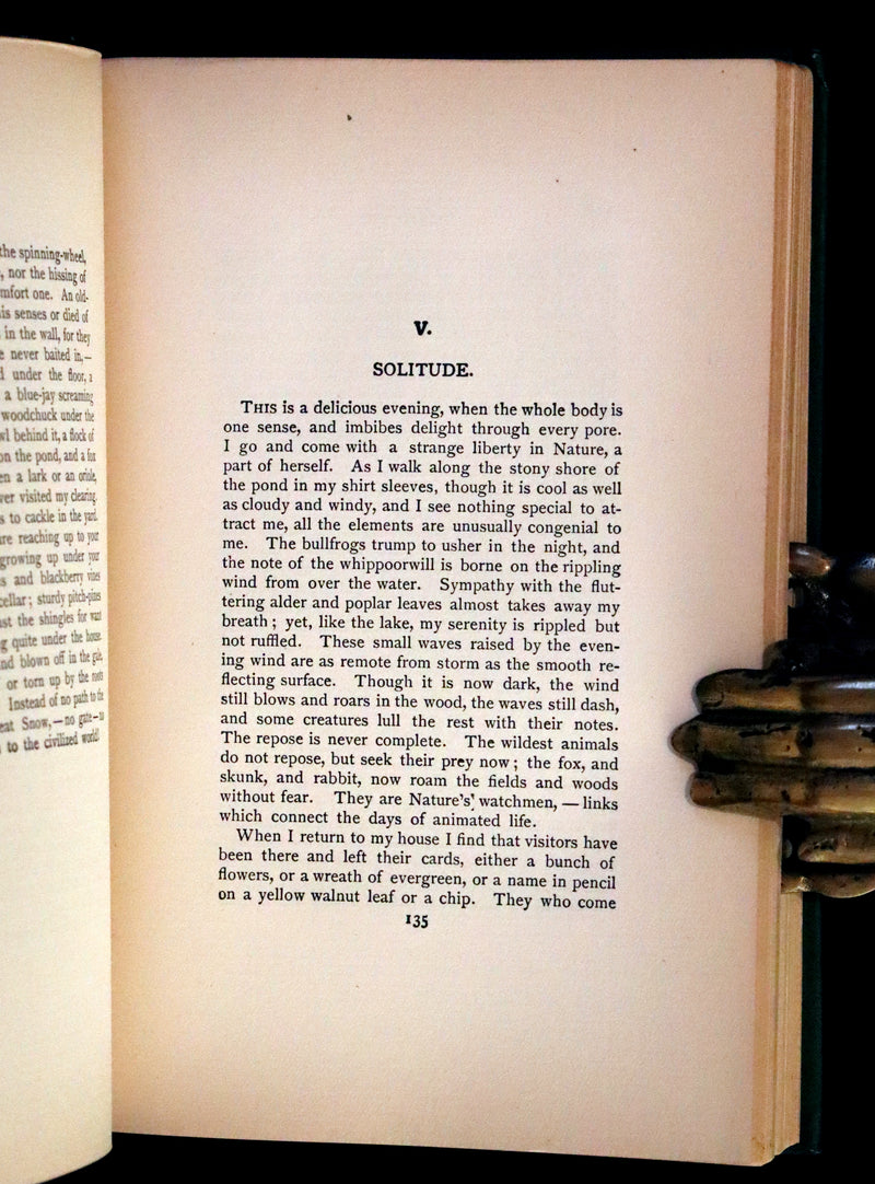 1899 First Copeland Illustrated Edition - WALDEN or Life in the Woods by Henry David Thoreau.