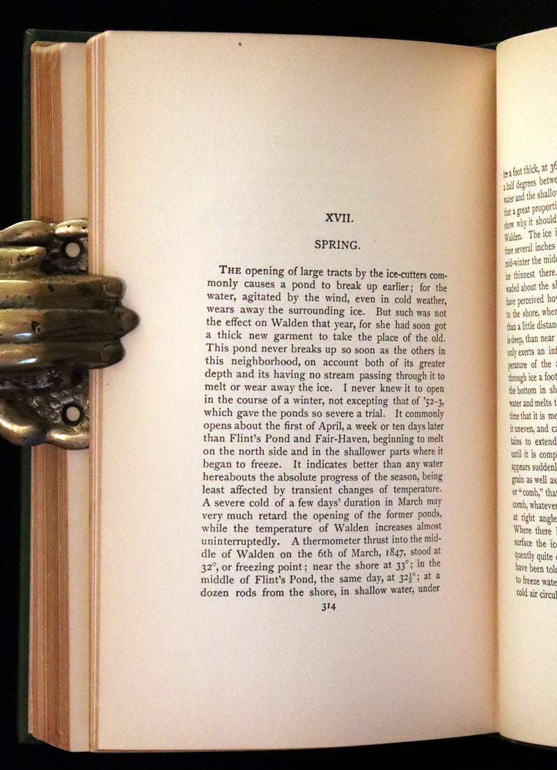 1899 First Copeland Illustrated Edition - WALDEN or Life in the Woods by Henry David Thoreau.