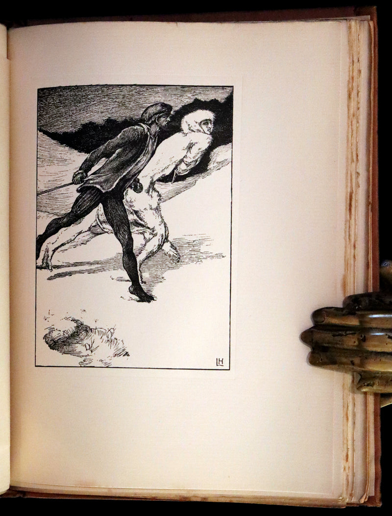 1896 Rare First Edition Book on Werewolves - THE WERE-WOLF by Clemence Housman.