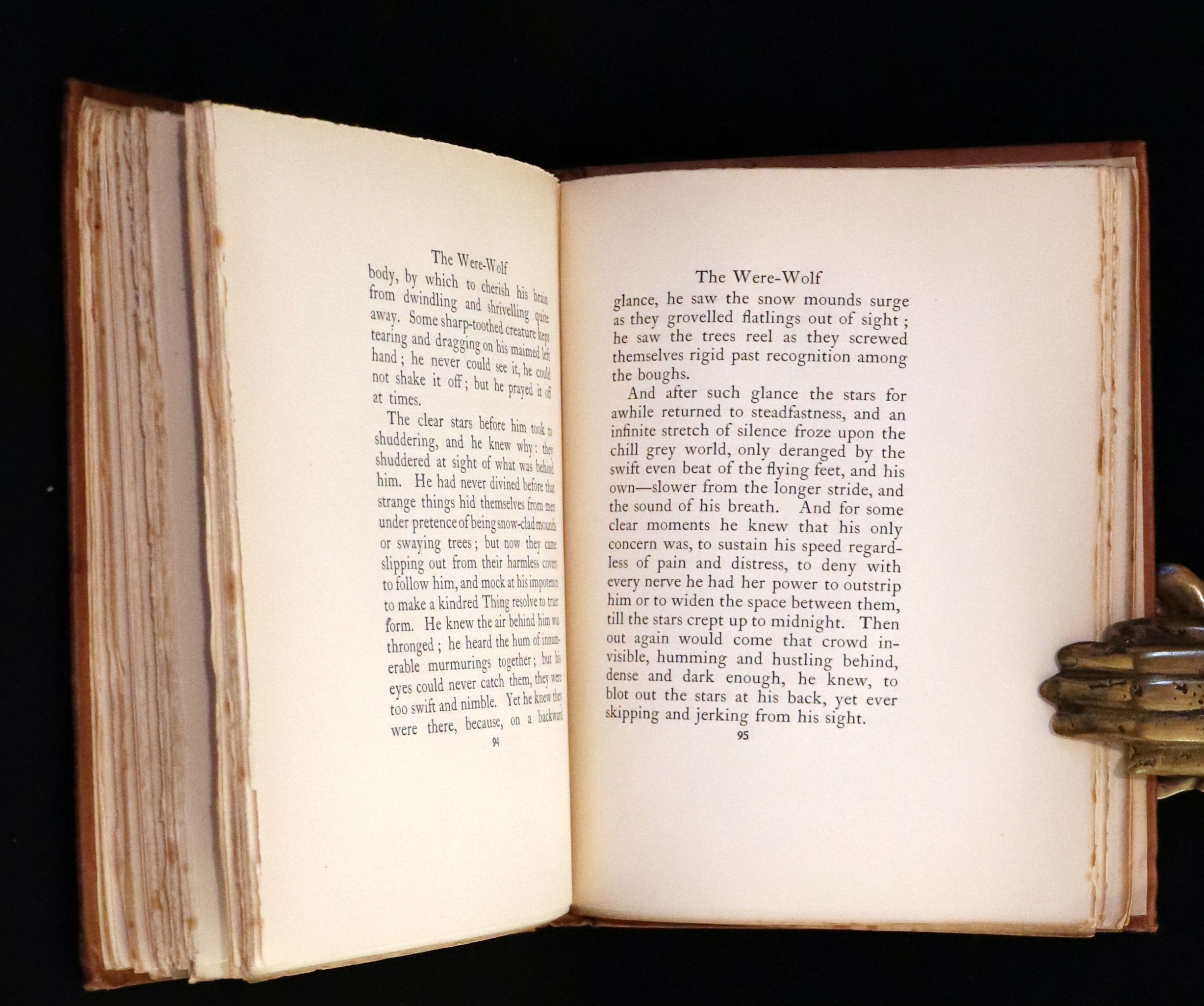 1896 Rare First Edition Book on Werewolves - THE WERE-WOLF by Clemence ...