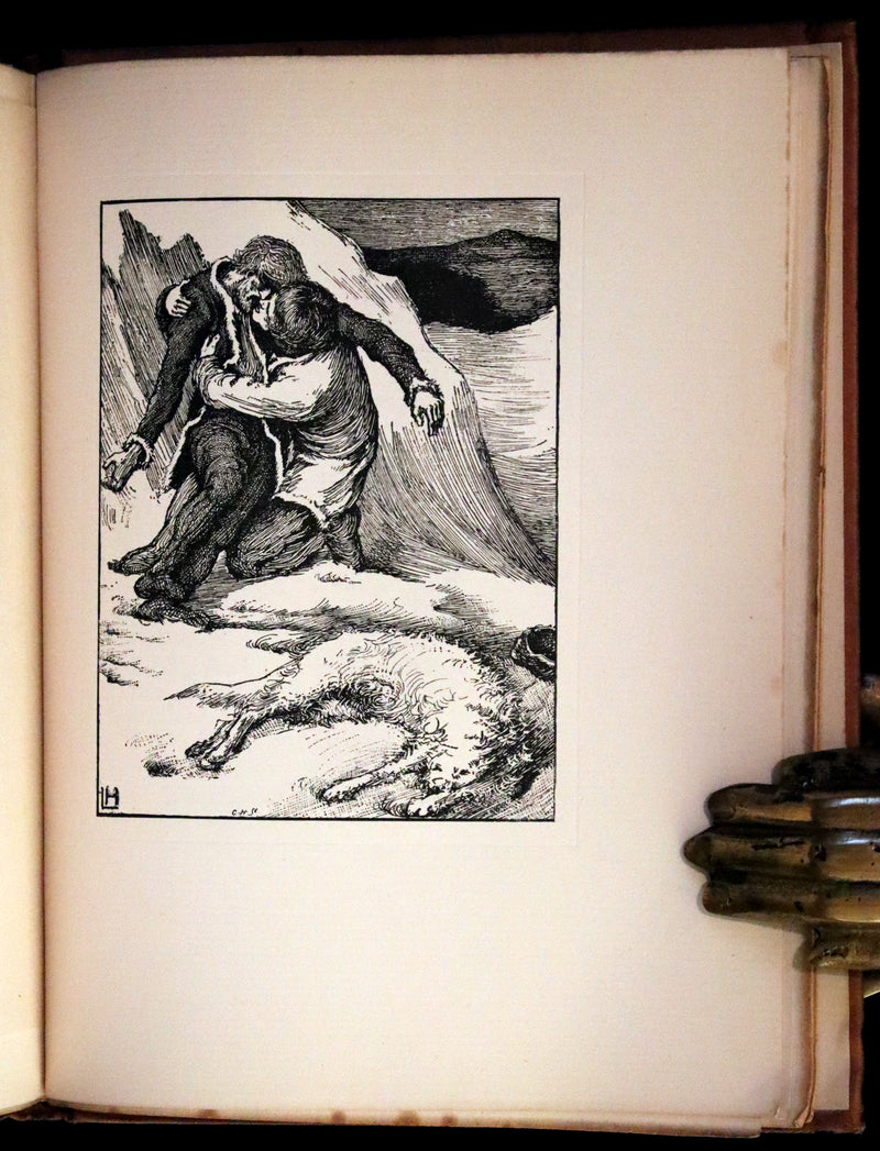 Werewolf Book First 1896 Rare First Edition Book on Werewolves - THE WERE-WOLF by Clemence ...