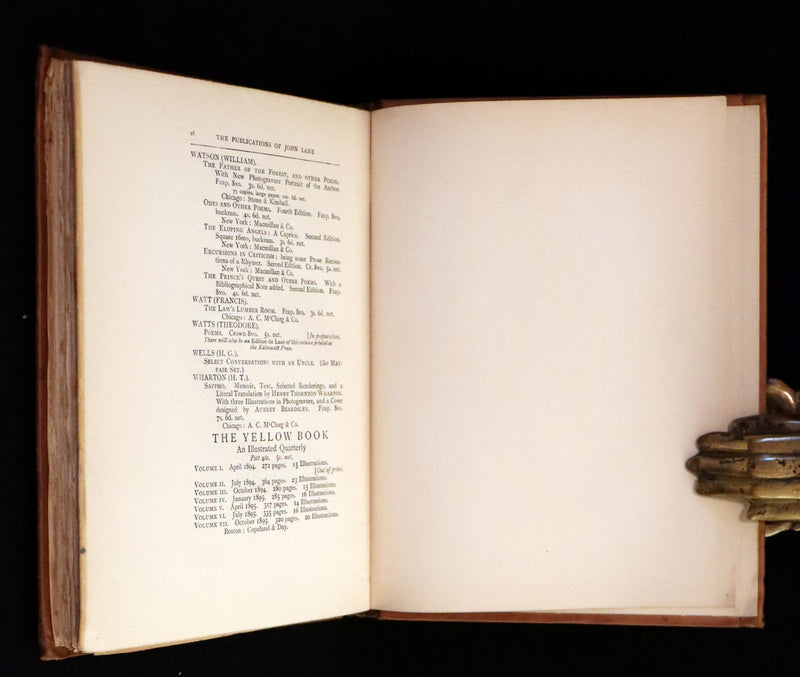 1896 Rare First Edition Book on Werewolves - THE WERE-WOLF by Clemence Housman.