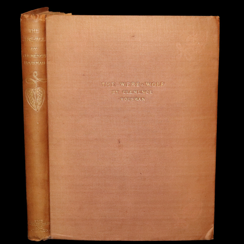 1896 Rare First Edition Book on Werewolves - THE WERE-WOLF by Clemence Housman.