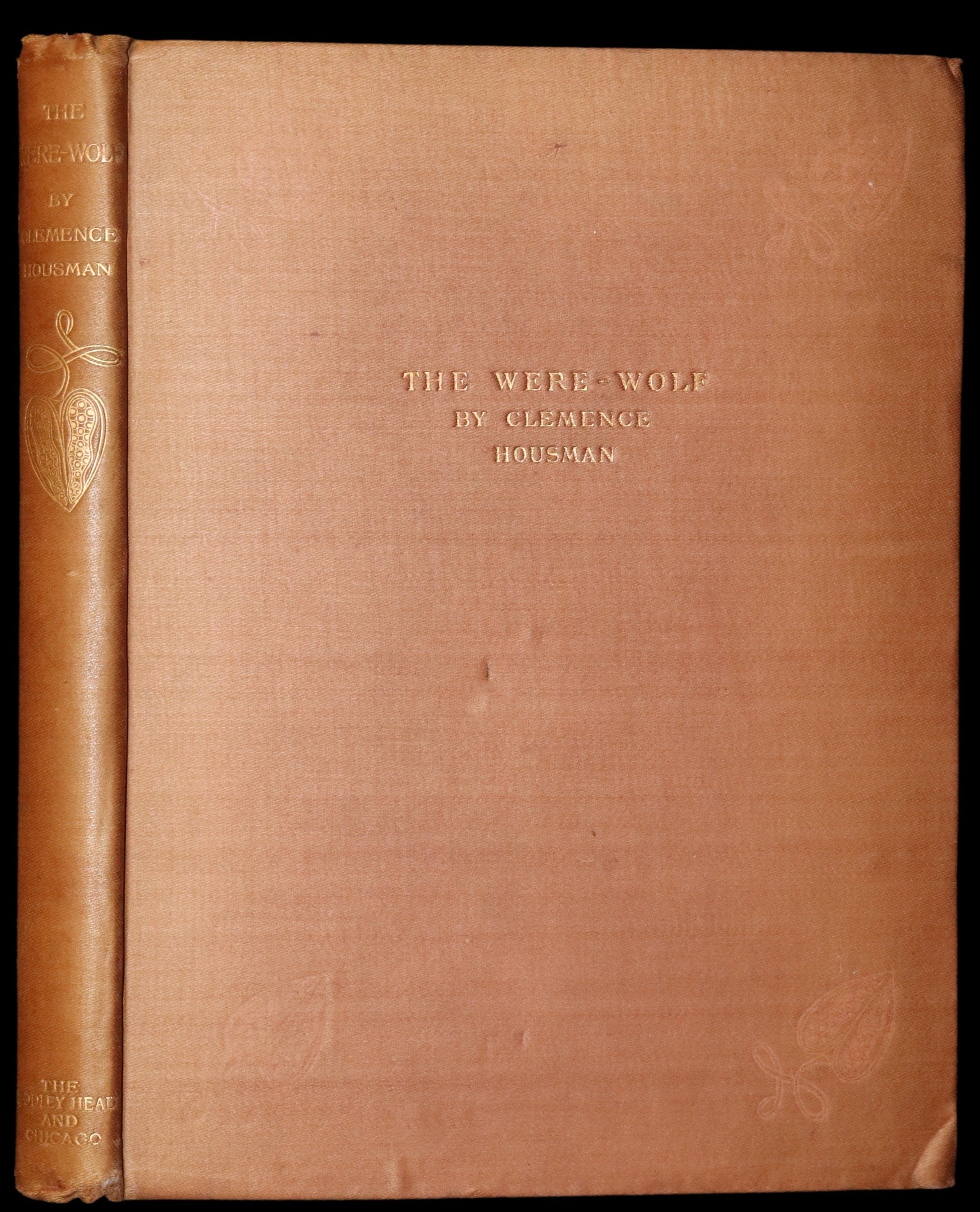 Werewolf Book First 1896 Rare First Edition Book on Werewolves - THE WERE-WOLF by Clemence ...