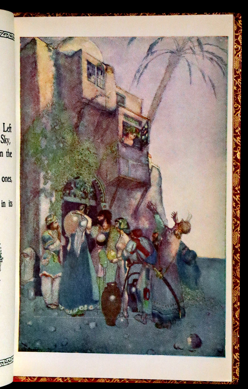 1980 Scarce in this Bayntun Binding - Rubaiyat of Omar Khayyam wonderfully Illustrated by Willy Pogany.