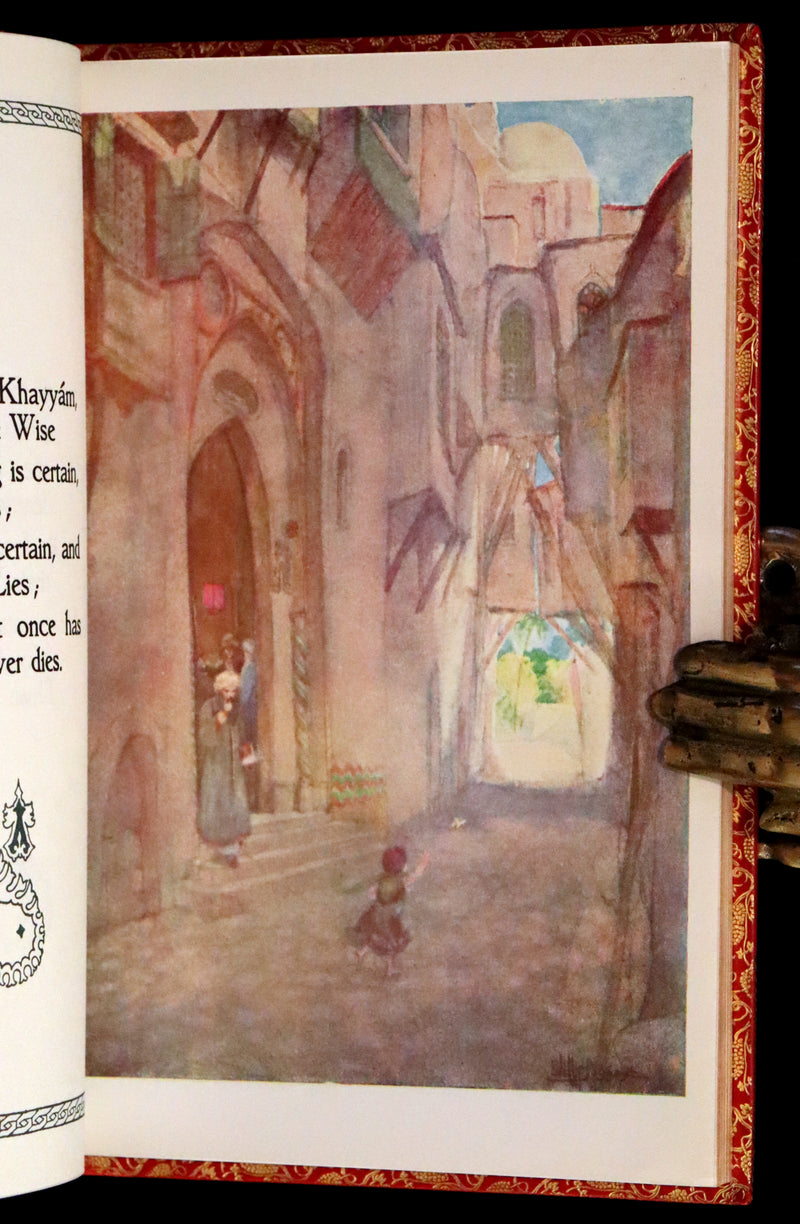 1980 Scarce in this Bayntun Binding - Rubaiyat of Omar Khayyam wonderfully Illustrated by Willy Pogany.
