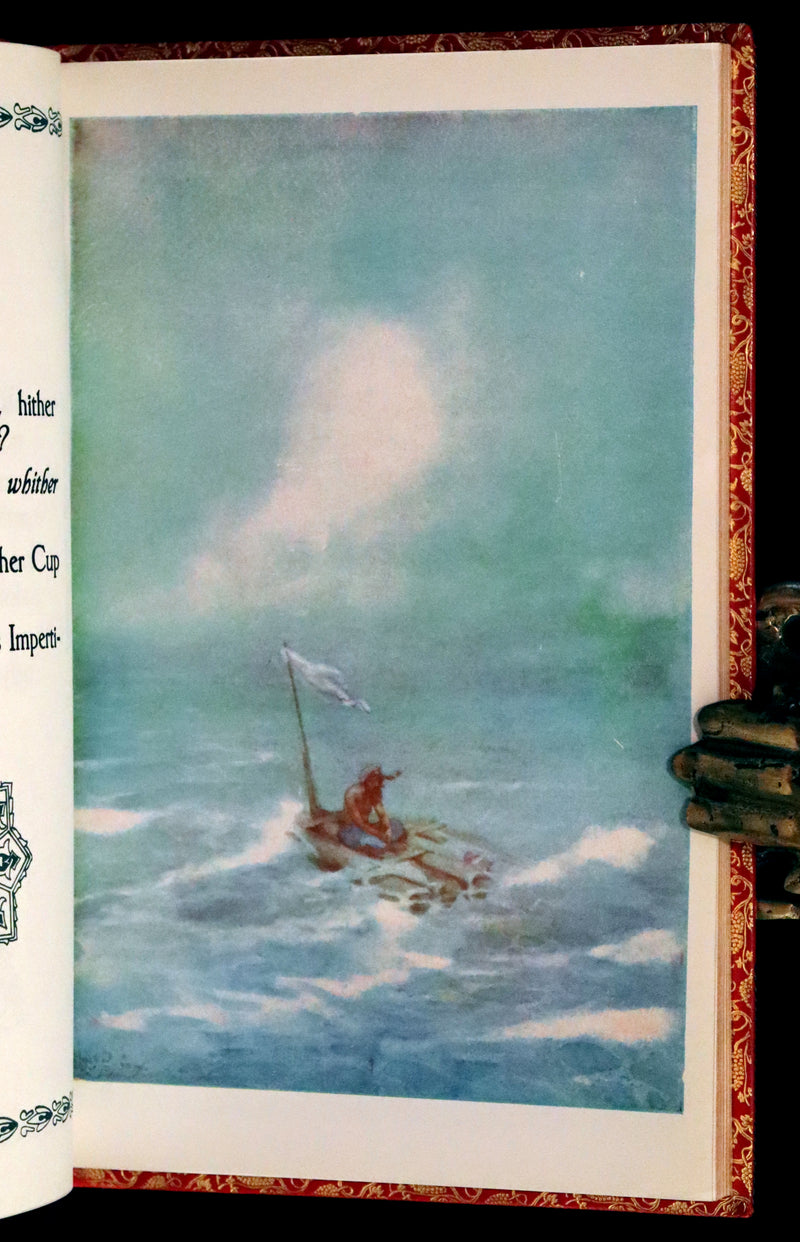 1980 Scarce in this Bayntun Binding - Rubaiyat of Omar Khayyam wonderfully Illustrated by Willy Pogany.