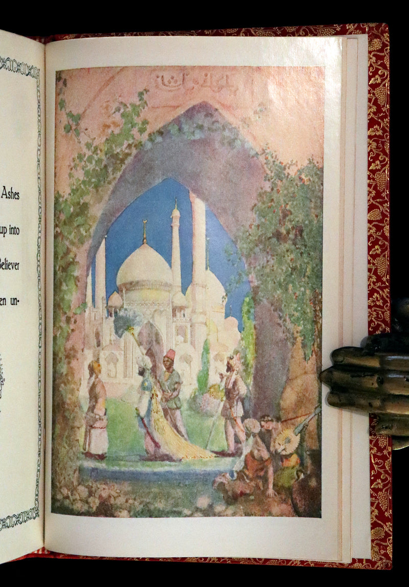1980 Scarce in this Bayntun Binding - Rubaiyat of Omar Khayyam wonderfully Illustrated by Willy Pogany.
