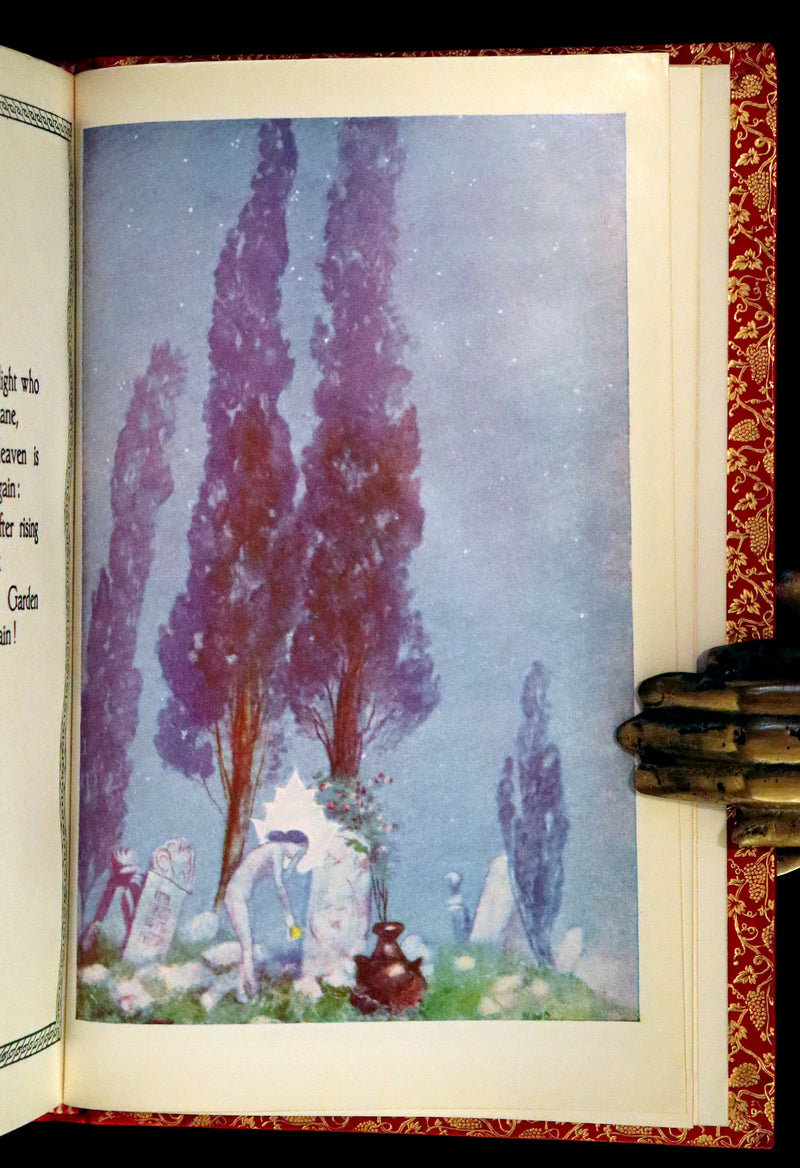 1980 Scarce in this Bayntun Binding - Rubaiyat of Omar Khayyam wonderfully Illustrated by Willy Pogany.