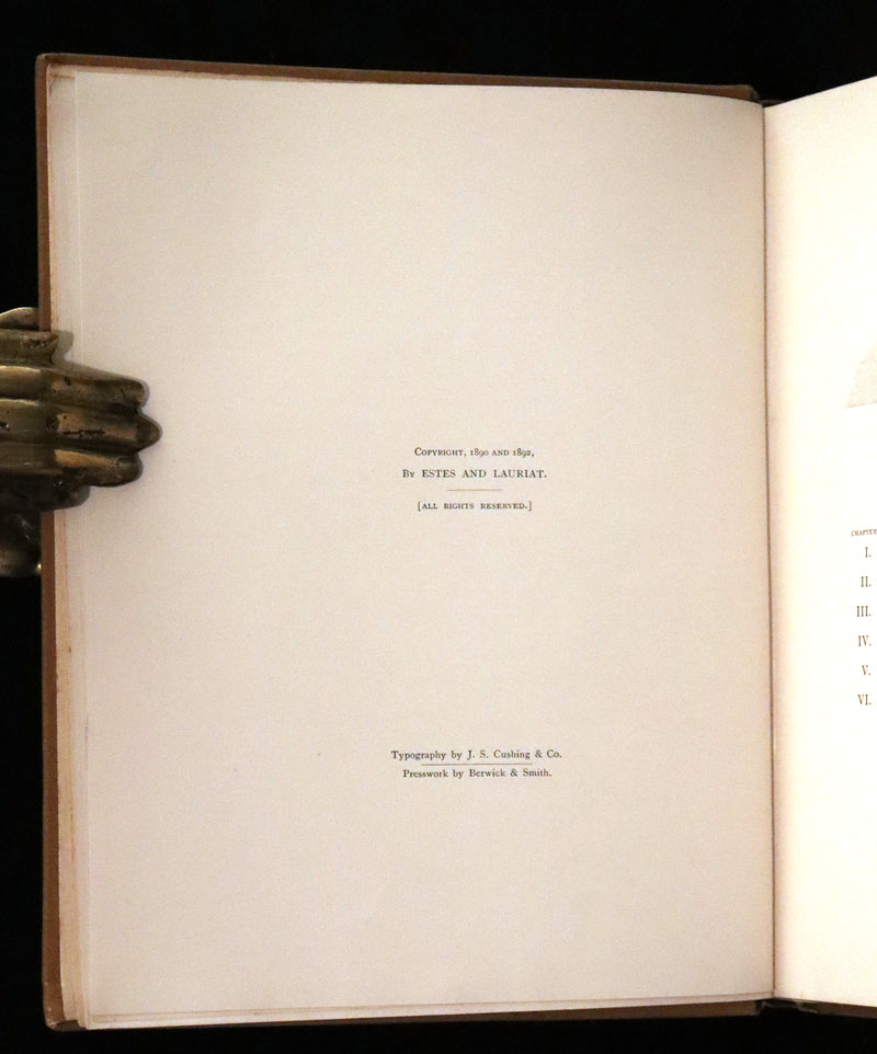 1893 Rare Victorian Book - CAPTAIN JANUARY, Lighthouse Keeper and His Little Girl by Laura E. Richards. Illustrated.