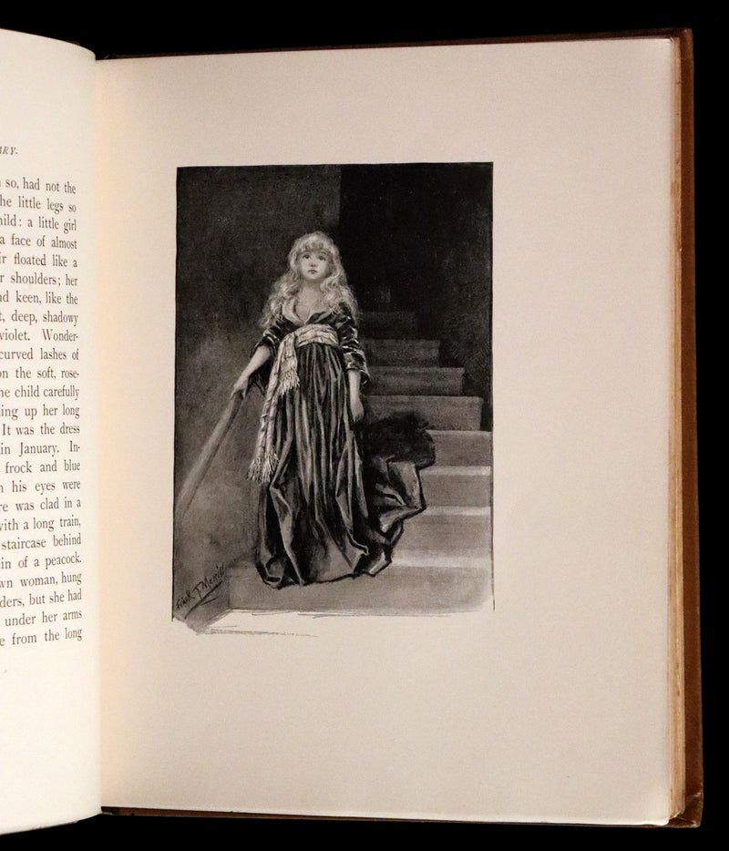 1893 Rare Victorian Book - CAPTAIN JANUARY, Lighthouse Keeper and His Little Girl by Laura E. Richards. Illustrated.