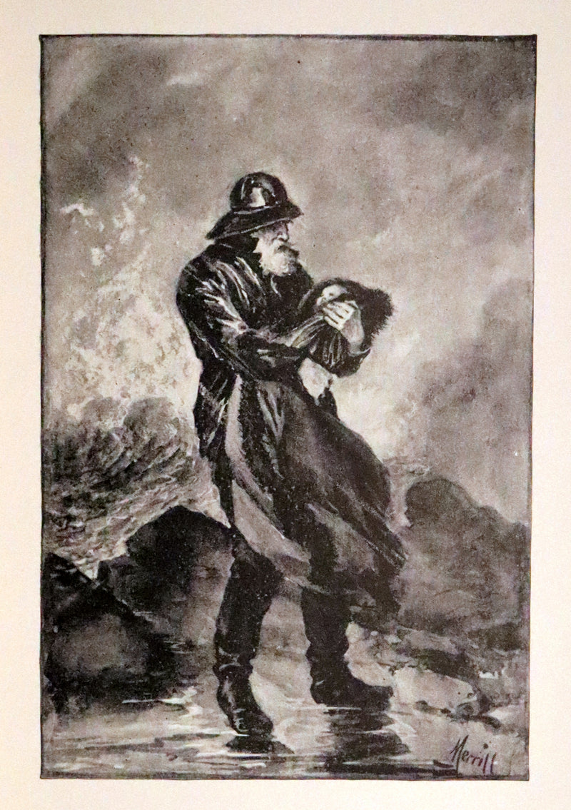 1893 Rare Victorian Book - CAPTAIN JANUARY, Lighthouse Keeper and His Little Girl by Laura E. Richards. Illustrated.