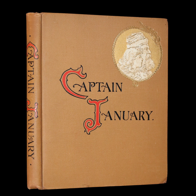 1893 Rare Victorian Book - CAPTAIN JANUARY, Lighthouse Keeper and His Little Girl by Laura E. Richards. Illustrated.
