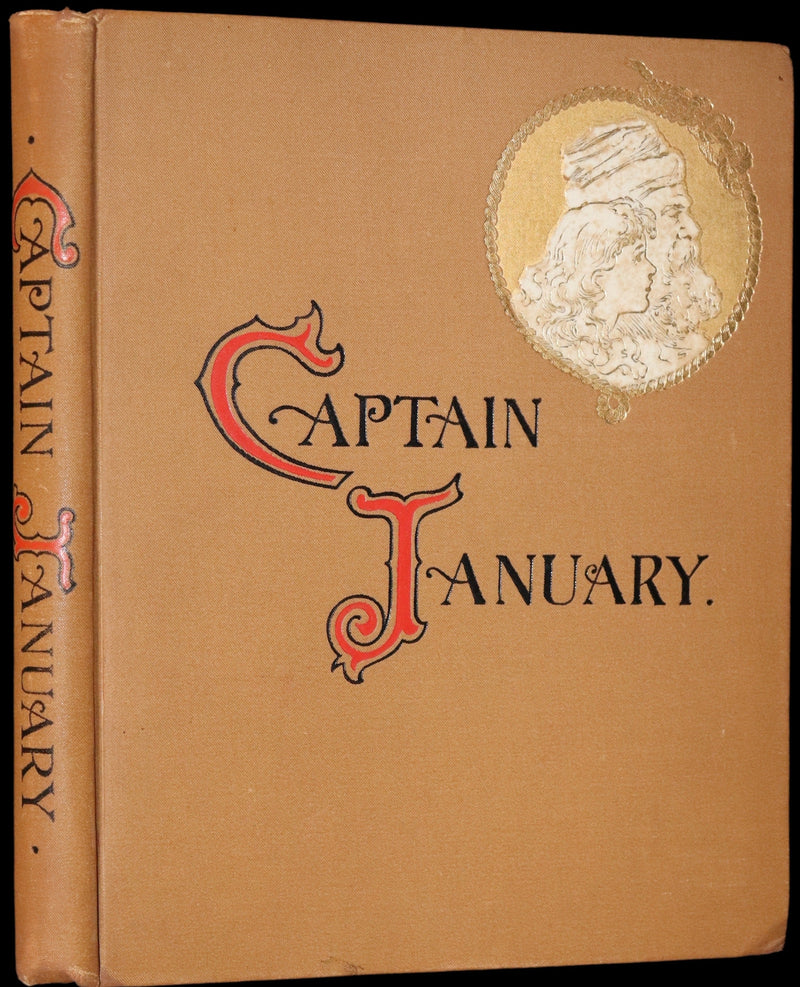 1893 Rare Victorian Book - CAPTAIN JANUARY, Lighthouse Keeper and His Little Girl by Laura E. Richards. Illustrated.