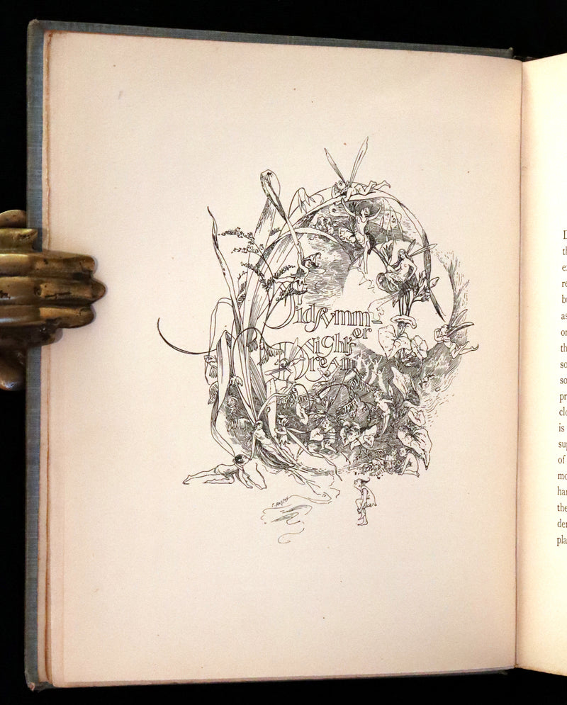 1901 Rare First Edition illustrated by Fanny Railton - Shakespeare's Midsummer Night's Dream.