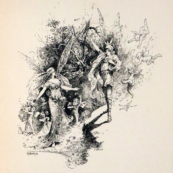 1901 Rare First Edition illustrated by Fanny Railton - Shakespeare's Midsummer Night's Dream.