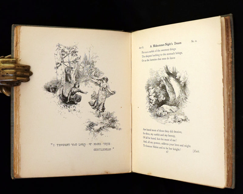 1901 Rare First Edition illustrated by Fanny Railton - Shakespeare's Midsummer Night's Dream.