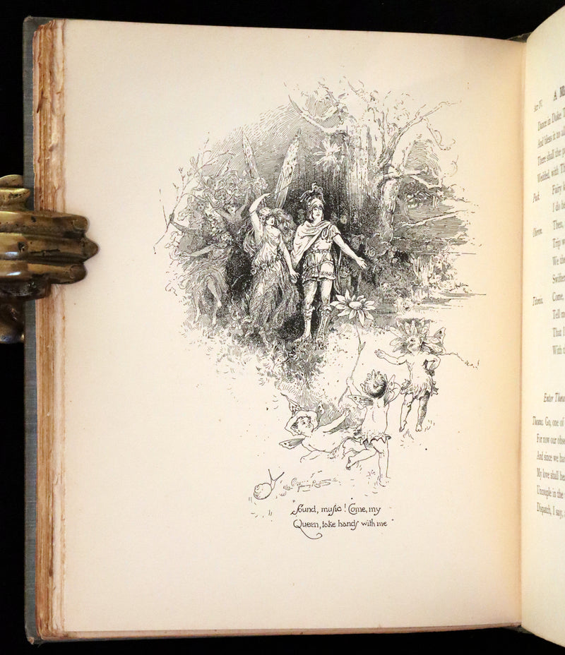 1901 Rare First Edition illustrated by Fanny Railton - Shakespeare's Midsummer Night's Dream.