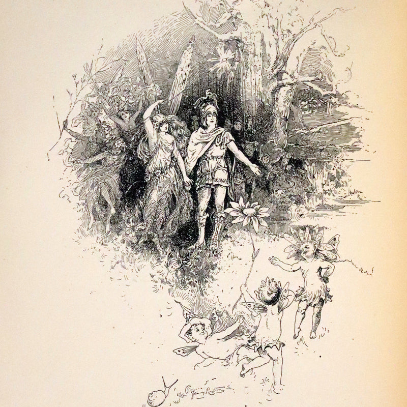 1901 Rare First Edition illustrated by Fanny Railton - Shakespeare's Midsummer Night's Dream.