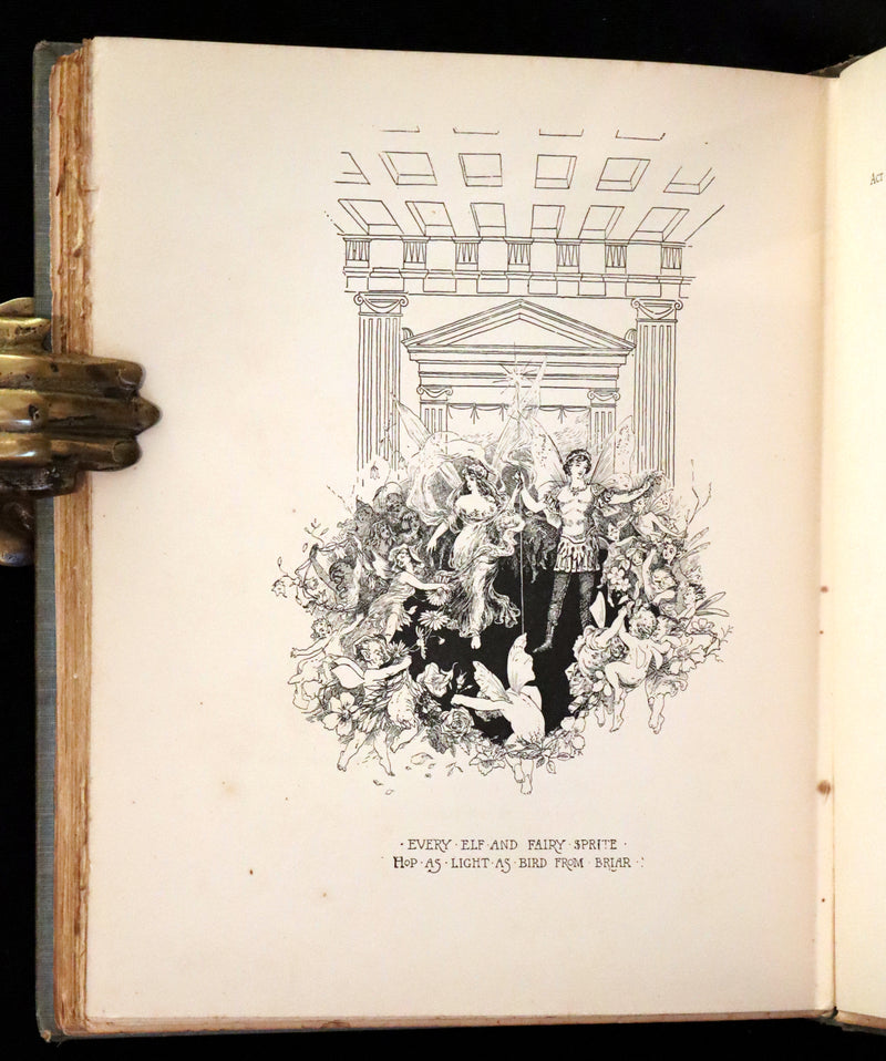 1901 Rare First Edition illustrated by Fanny Railton - Shakespeare's Midsummer Night's Dream.